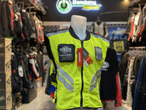 Outer single motorcycle riding tactical vest locomotive motorcycle brigade anti-fall Knight fluorescent vest clothes night reflection