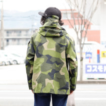 Swedish military version M90 geometric camouflage US ECWCS generation tactical M65 windbreaker jacket L3 windproof and waterproof
