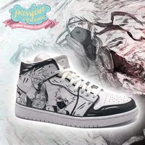 Paxun sneakers custom DIY anime Naruto Kakasi hand-painted graffiti private custom gift without shoes