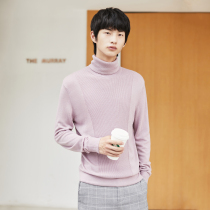 Aya Zhi JackJones Jack Jones mens casual Japan and Korea high collar base slim sweater thin 219324525
