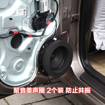 Car audio modified door panel resonance leak-proof seal buffer shock-proof American voice coil 6 5-inch speaker poly voice coil