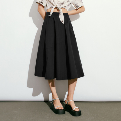 taobao agent Summer long skirt, umbrella, high waist, A-line, mid length