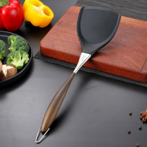 304 stainless steel spatula household silicone spatula long handle frying spatula thickened cooking spatula kitchen spatula large spatula