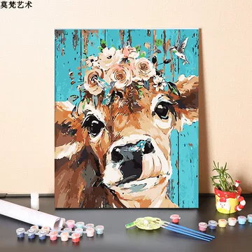 牛数字油画-牛数字油画促销价格、牛数字油画品牌- 淘宝