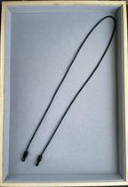 Thai Buddha Cards Collection House Black Nylon Double Head Buddha Medal Chain Handcrafted accessories Three-hanging shell Special