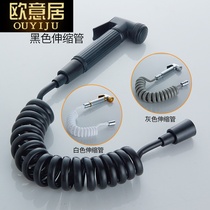 Toilet spray gun set mate toilet bathroom cleaning flush women washer booster nozzle high pressure shower faucet