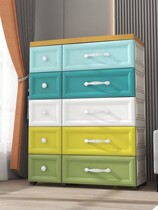 Extra large European 75-sided wide drawer storage cabinet clothes household childrens toys plastic lockers