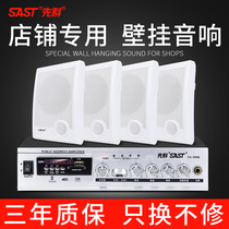 Shenke A2 wall-mounted audio speaker shop dedicated indoor wireless Bluetooth supermarket restaurant wall-mounted commercial milk tea shop door store wall-mounted sound quality background music radio speaker