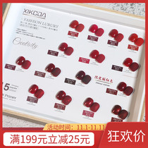 Cocoa limited edition red nail polish New Year red nail salon special cherries red wine red long lasting plant