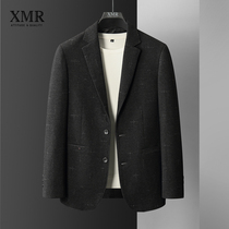  Light luxury high-end formal small suit mens trendy Korean slim-fitting autumn top single-breasted business casual blazer