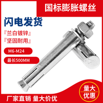National standard expansion screw bolt metal external expansion expansion screw air conditioning guardrail anti-theft door and window expansion wire