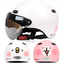 Taiwan EVO Kana Hera white electric motorcycle helmet helmet for men and women sunscreen UV four summer
