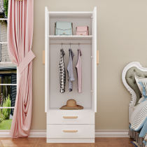 Modern simple household bedroom childrens single-door wardrobe Open door easy assembly cabinet cabinet storage wardrobe combination