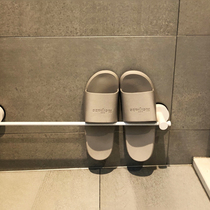 Bathroom slippers rack wall wall-mounted hanging-free toilet shoes Shoes Containing deity Toilet Shoe Rack Shelve