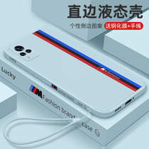 vivos9 mobile phone shell side tide brand new straight edge s9e liquid silicone ultra-thin personality creative mobile phone cover men and women lovers all-inclusive anti-drop net red super fire soft shell protective cover