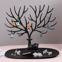 Earrings storage rack Jewelry display rack dresser ring ear clip Household necklace Earrings ring jewelry box