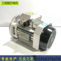 380V three-phase asynchronous aluminum shell copper core 120W 180W 0 25KW 1 5KW 2 2 3kw 4-stage motor