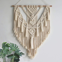 Bohemia homestay shop bedside wall decorated with hand-woven wall decoration Nordic Moroccan Japanese pendant