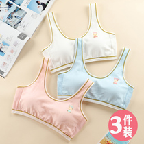 Girls underwear small Vest development period 9-12 cotton baby girl bra 10 primary school childrens chest 15 years old