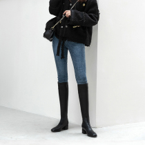  Leg repair artifact~ do not fall off the tube under the knee~leg leather boots knight boots~ 