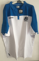  20190929-0851Macron scotland scotland White Blue Cotton Short-sleeved Rugby