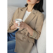 hug maker upgraded version of Japanese fabric closed eyes classic jacket advanced sense loose suit