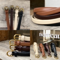 Pumpkin Valley Mix with god QI ~ Spot back field 2022 Spring summer Italian headband Bull Leather Belt PS0050