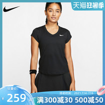 Nike Nike Tennis suit womens short-sleeved T-shirt 2020 Wimbledon Court Dri-FIT quick-drying sportswear CQ5365