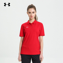 UA Anderma POLO Shirt Summer Womens New Turncoat T-shirt Sports Casual Pure Color Cotton custom-made short sleeve blouses