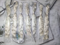 (Spot) (Mixed)BJD mohair Angola wool white imported combed hair combed