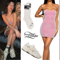 Australian Meshki meshki ladies sexy sequined thin sling mini skirt multicolor