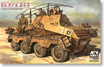 AFV CLUB AF35263 WWII German Sd kfz 263 Eight-wheeled long-range Armored reconnaissance Vehicle