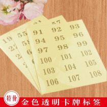 Wedding table card label game sticker gold digital sticker table card digital sticker wedding seat sticker