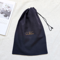 Black cotton shoes storage bag travel portable split bag shoes dust bag bag shoe bag shoe bag