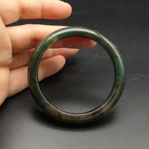 Nanyang Dushan Jade old sauce blue 58MM59MM flat bracelet jade bracelet bracelet bracelet special source