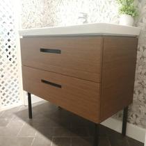 (Changsha Yuelu Shopping Mall) Kohler bathroom cabinet Brown Cabinet fiberboard 77138T-KA1 simple modern
