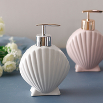 Solson ceramic bathroom lotion shower gel hand sanitizer hotel soap squeezer shell detergent bottled