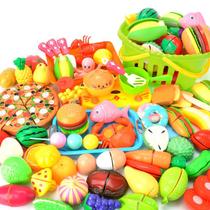 Baby three-dimensional Hami melon fruit girl multi-functional baby decoration fruits and vegetables cut and cut children's toys