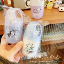 In stock Japan brings back Snoopy limited travel toothbrush toothpaste portable pack