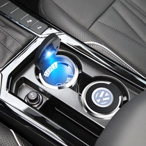 Applicable to 20-22 Volkswagen Passat modified special car ashtray multifunctional with luminous energy pull cover