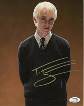 Harry Potter Malfoy Tom Felton Tom Felton autographed photo with certificate