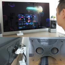 LG OLED48C1PCB connector 48 inch TV monitor rotating bracket OLED48CXPCA adapter plate