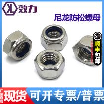 316 304 201 stainless steel locknut galvanized nylon locking self-locking nut non-slip nut DIN985