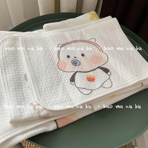 Micro-flawless large customer customised section Urine Pad Pure Cotton Cartoon Digital Positioning Print