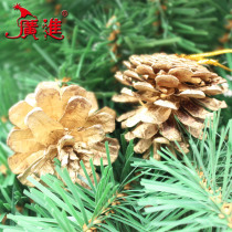 Wide into Christmas tree decorations Christmas tree hanging decoration logs Christmas pine nuts Christmas tree flower ring rattan