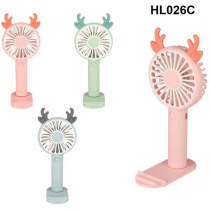 USB charging cartoon fan 26C soft plastic fan childrens puzzle House toys mixed batch