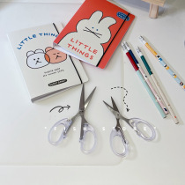 * Fish store * simple transparent scissors portable students with hand account Building Materials Tools