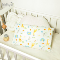 Triangel Baby Pillow Cotton Newborn Baby Bedding Cotton Pillow Case Pillow Core