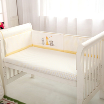 (Triangel)Knitted cotton crib Fitted sheet Cotton Baby bed cover Bedding Childrens bedspread