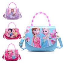 Girls Childrens Bag Princess Fashion Bag Little Girl One Shoulder shoulder bag Cute Mini Ice Snow Aisha Hand bag